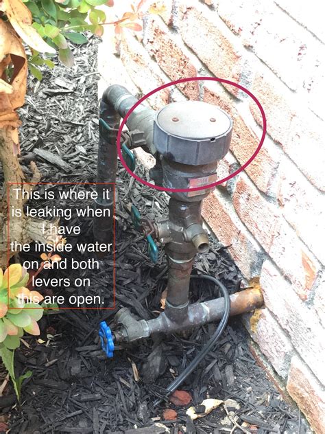 why is my sprinkler leaking when off|Valves